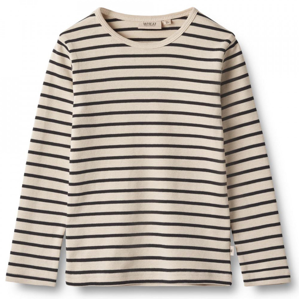 Organic Stig stribet bluse