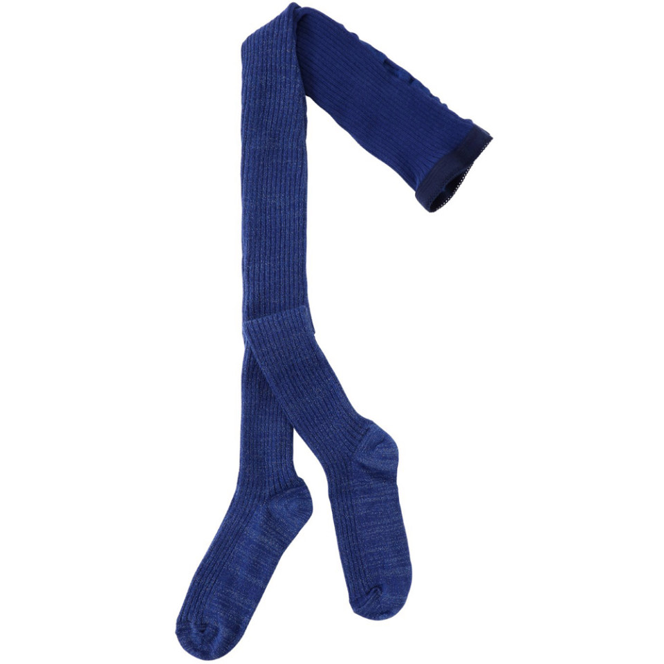 Glitter rib strømpebukser