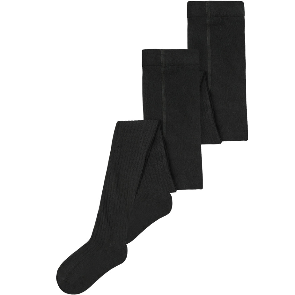2-pak rib strømpebukser