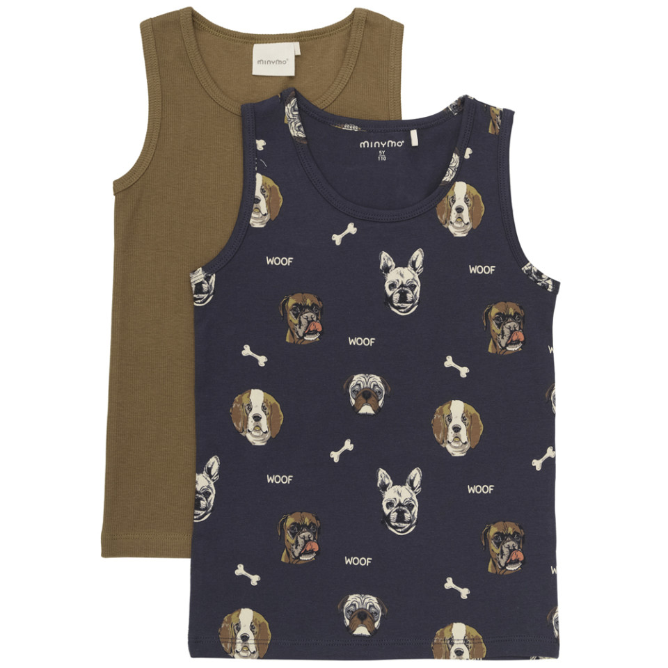 Organic 2-pak undertrøjer