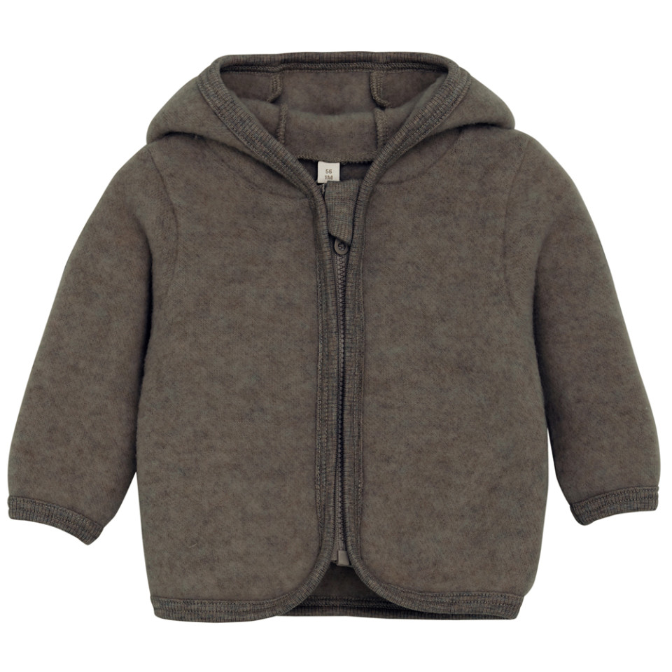 Uldfleece jakke