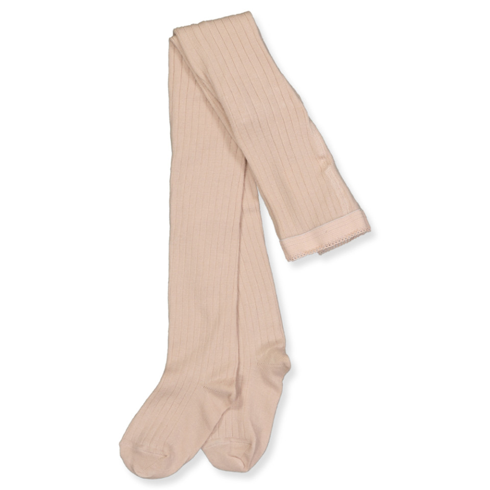 Rose dust uld strømpebukser