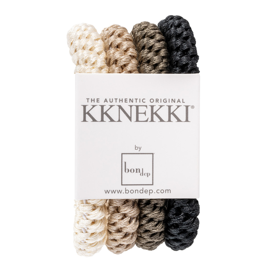 Kknekki 4-pak hårelastikker