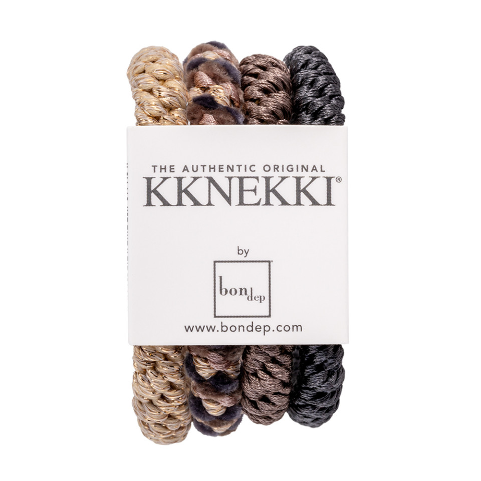 Kknekki 4-pak hårelastikker