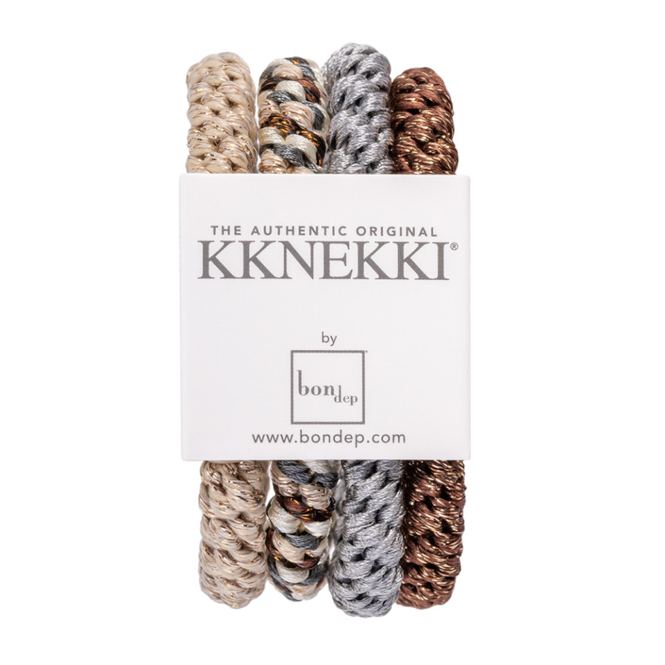 Kknekki 4-pak hårelastikker