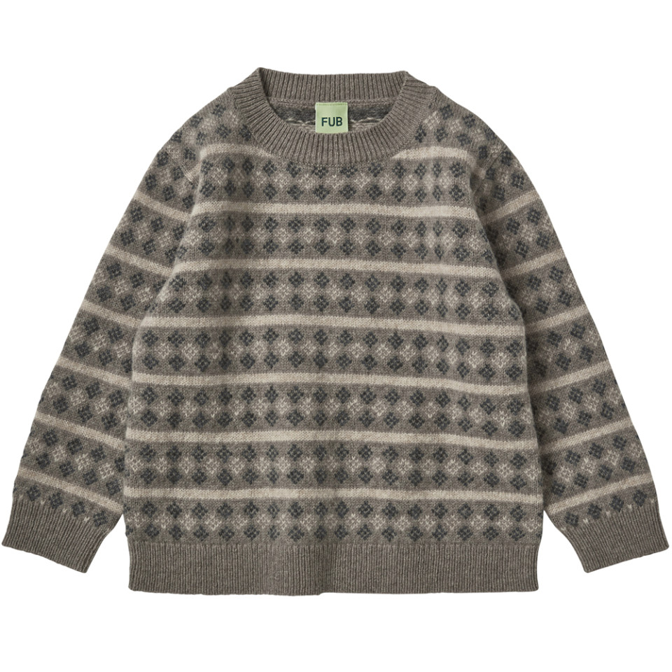 Merinould striktrøje