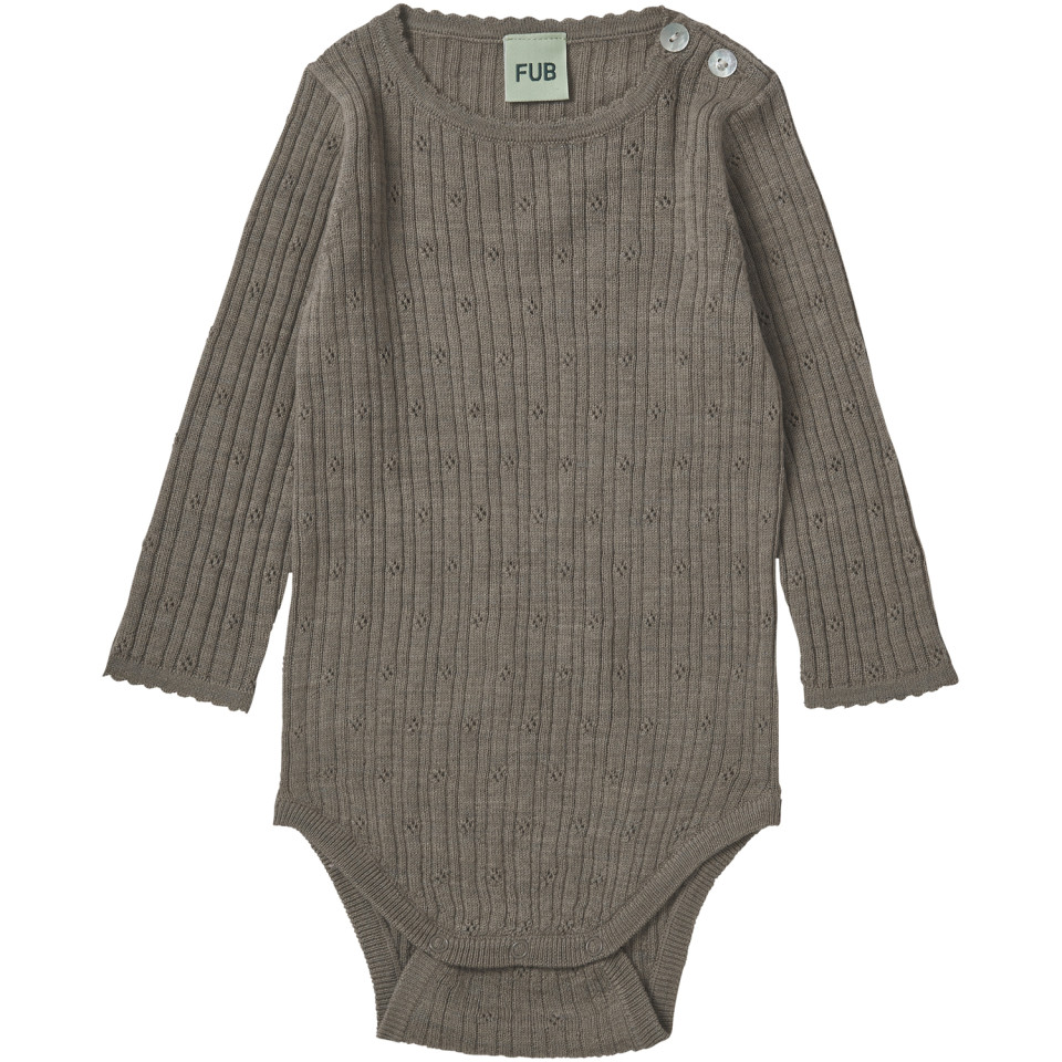 Pointelle merinould body