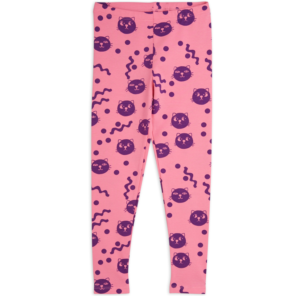 Organic Squiggly cats leggings
