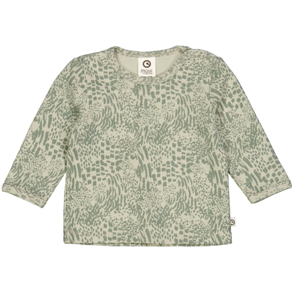 Organic Leopard bluse