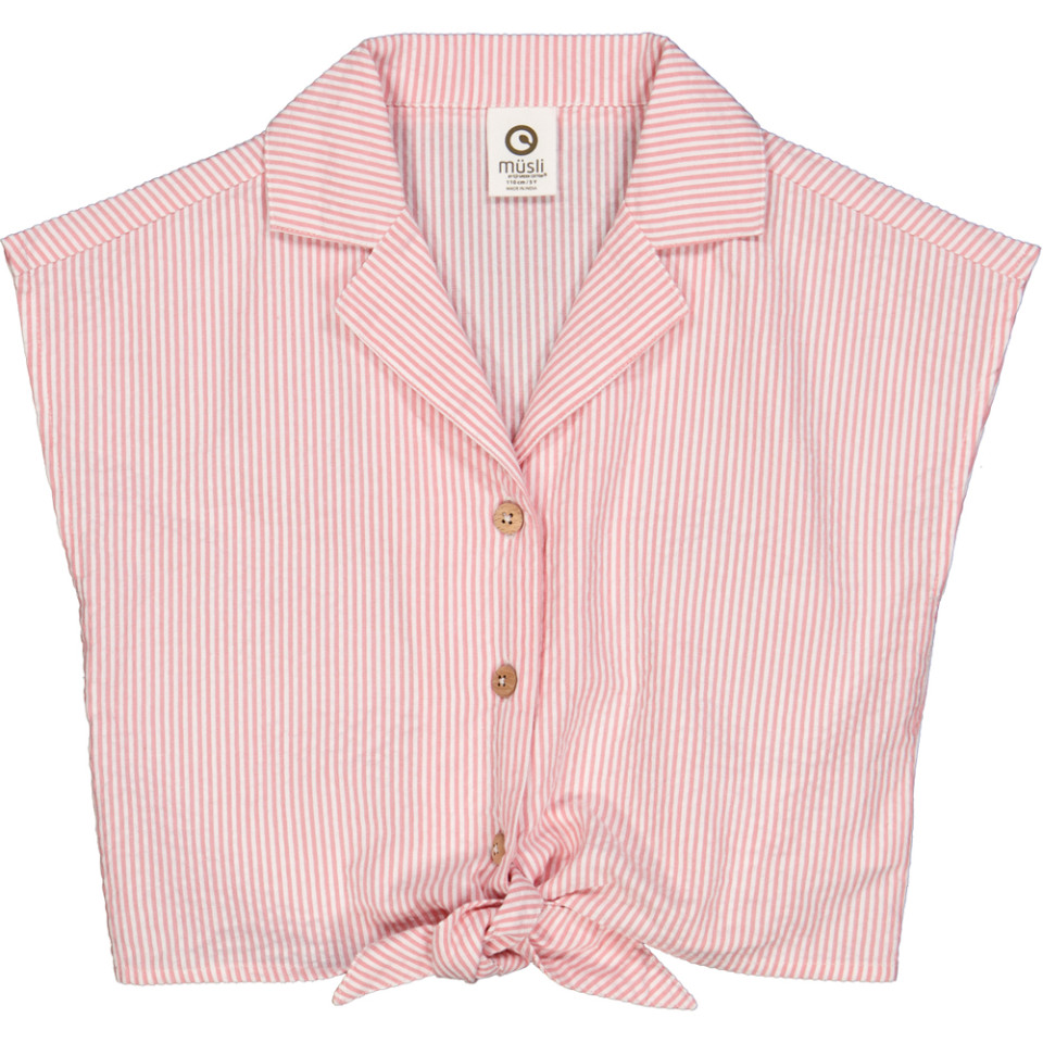 Organic stribet skjorte