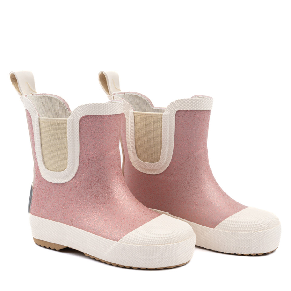 Glitter gummistøvler