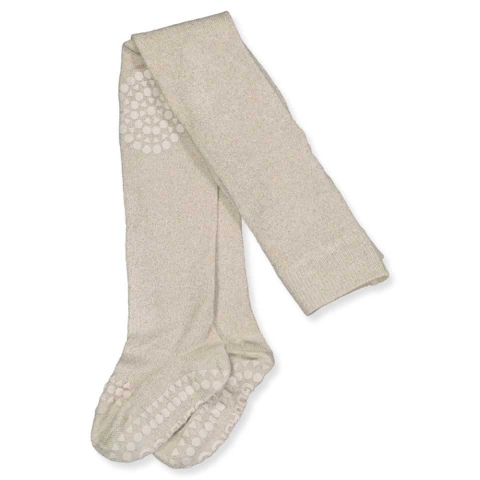 Non-slip bambus glitter strømpebukser