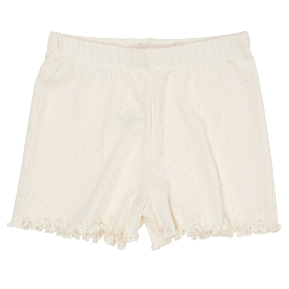Organic pointelle shorts