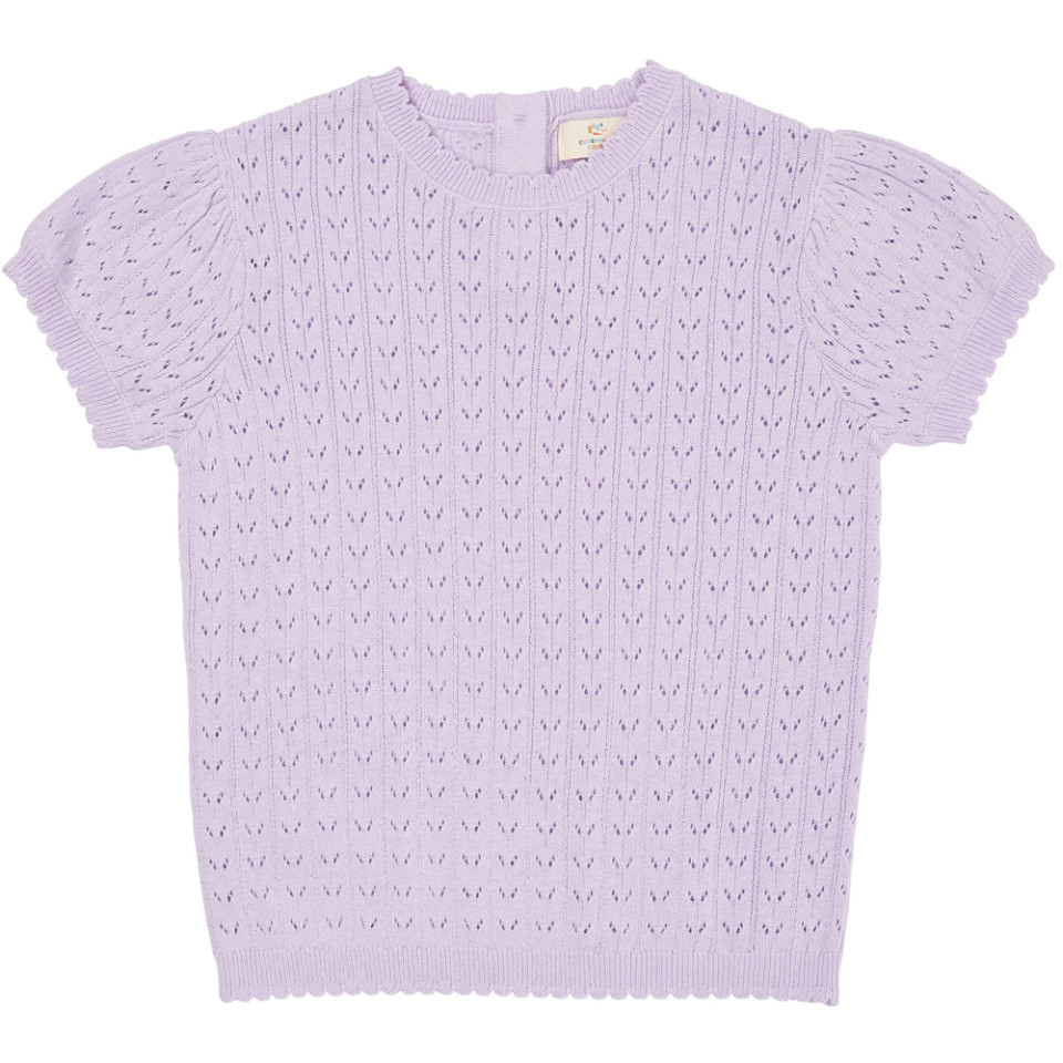 Organic pointelle t-shirt