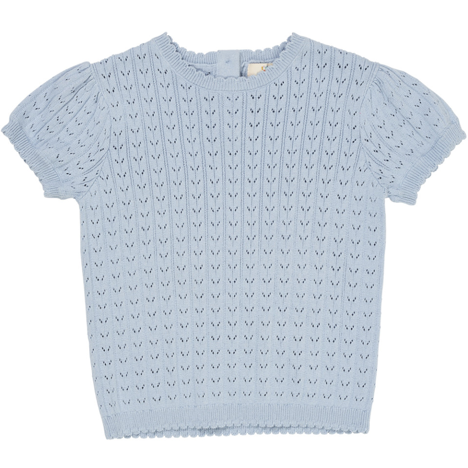 Organic pointelle t-shirt