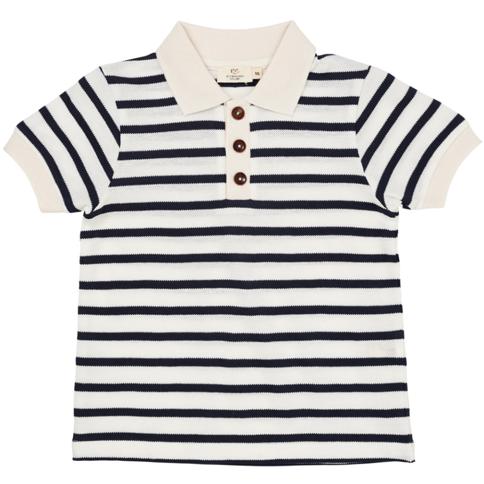Organic pique polo t-shirt