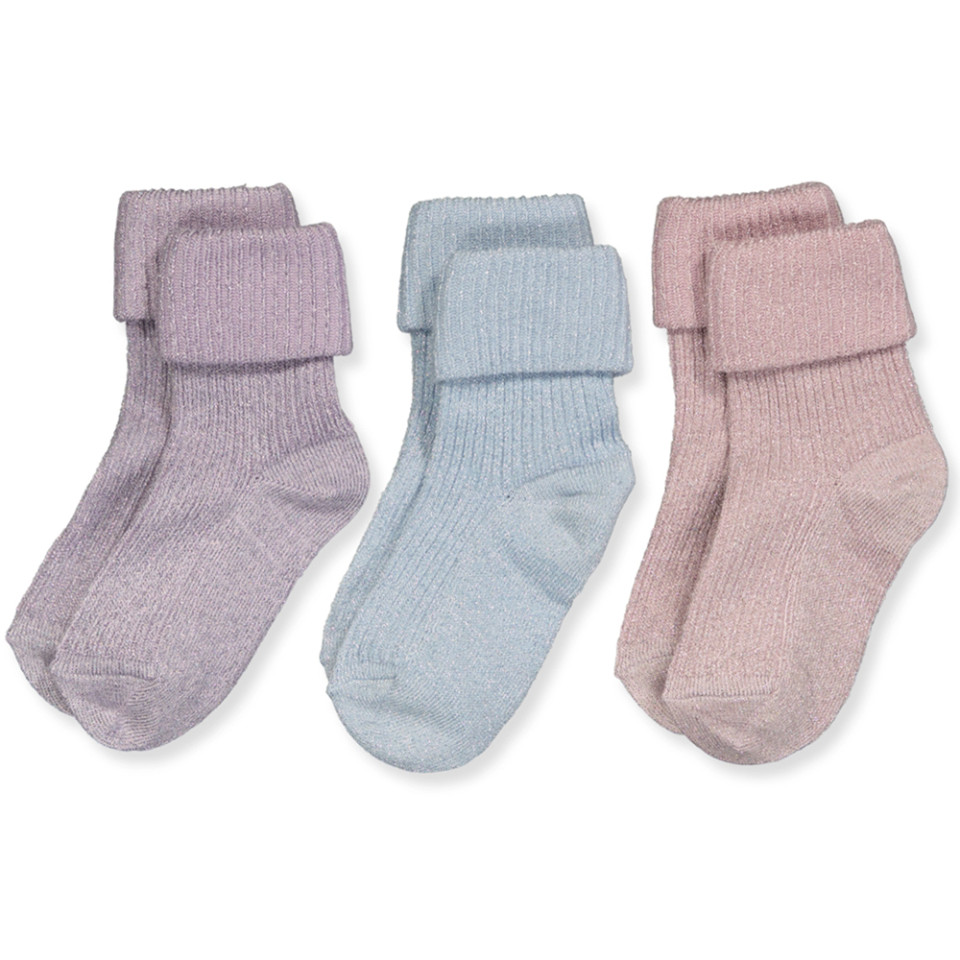3-pak Ida glitter strømper