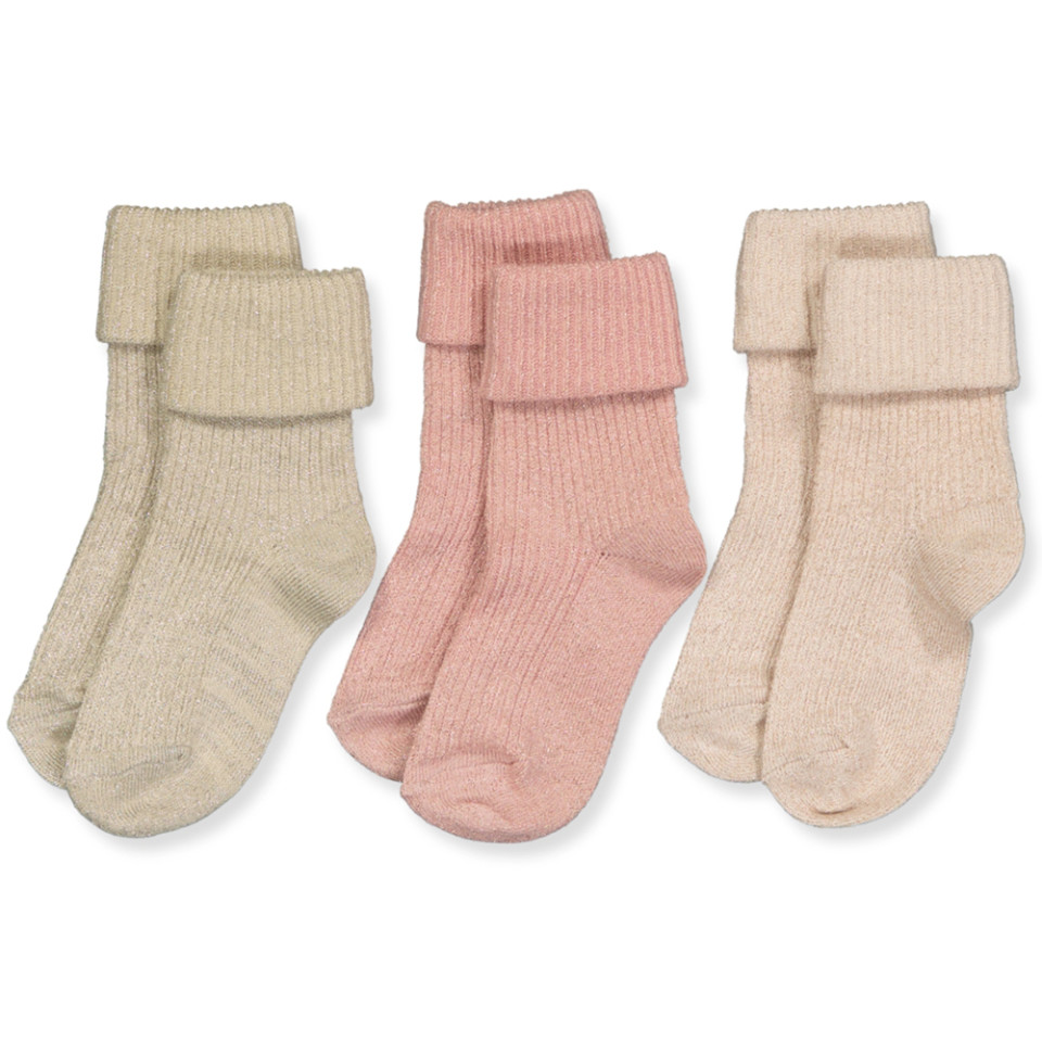 3-pak Ida glitter strømper