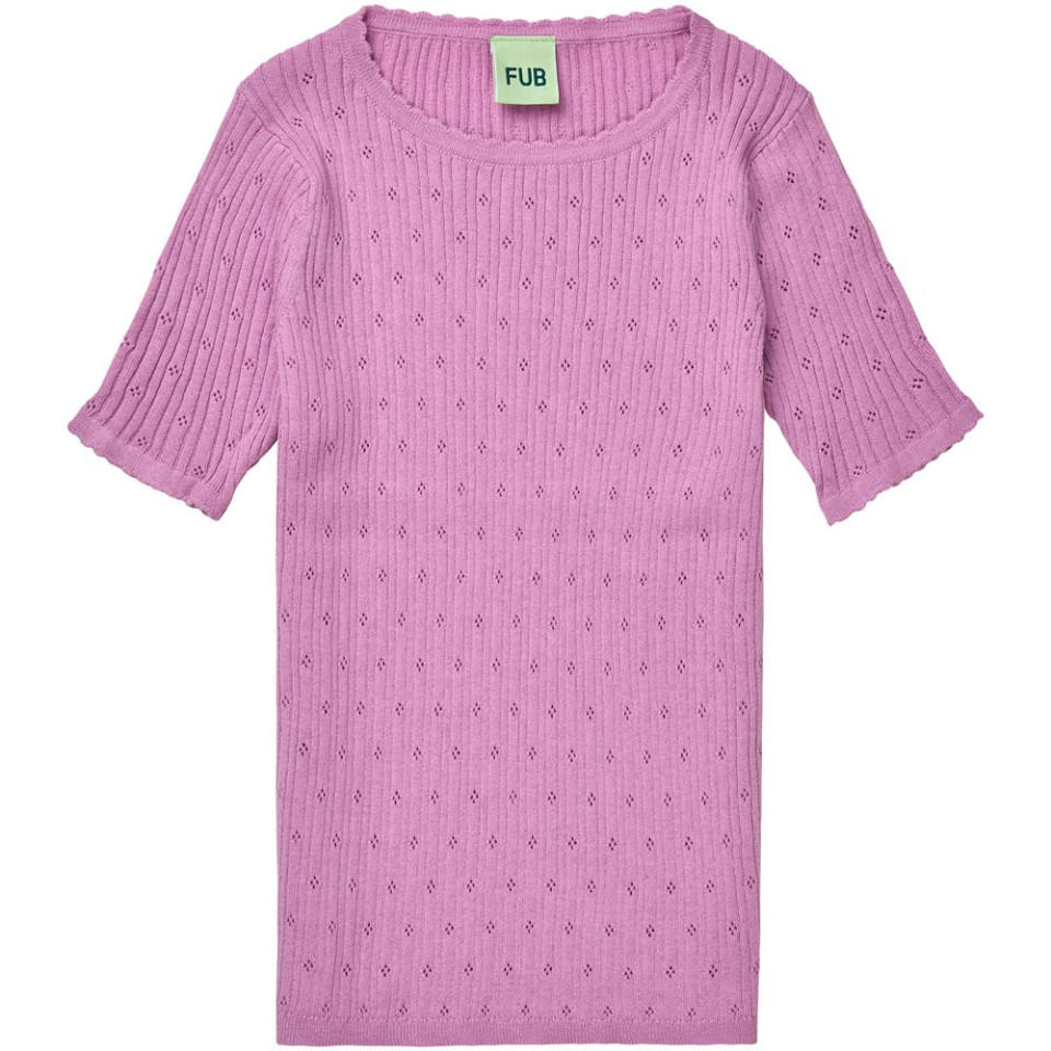 Organic pointelle t-shirt