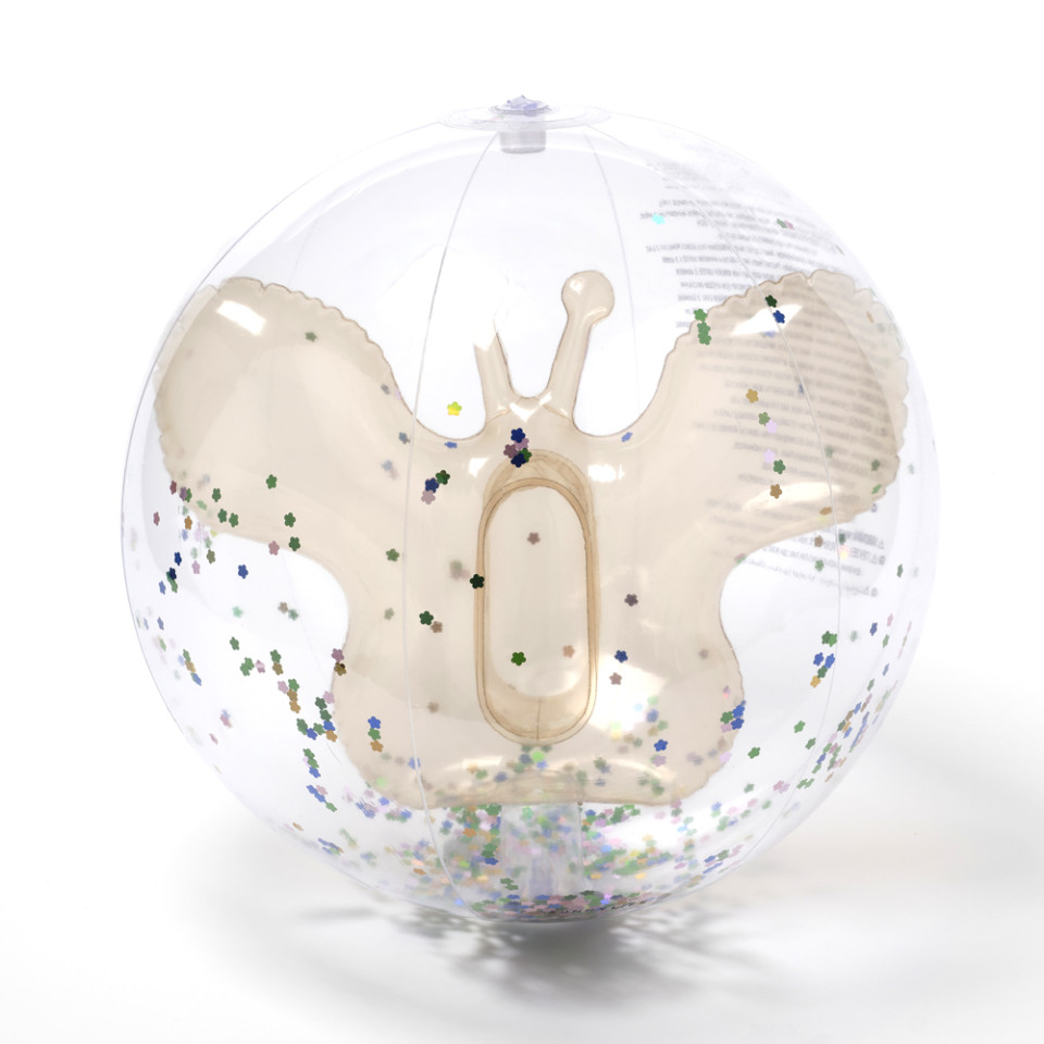 Cotton candy glitter 3D badebold