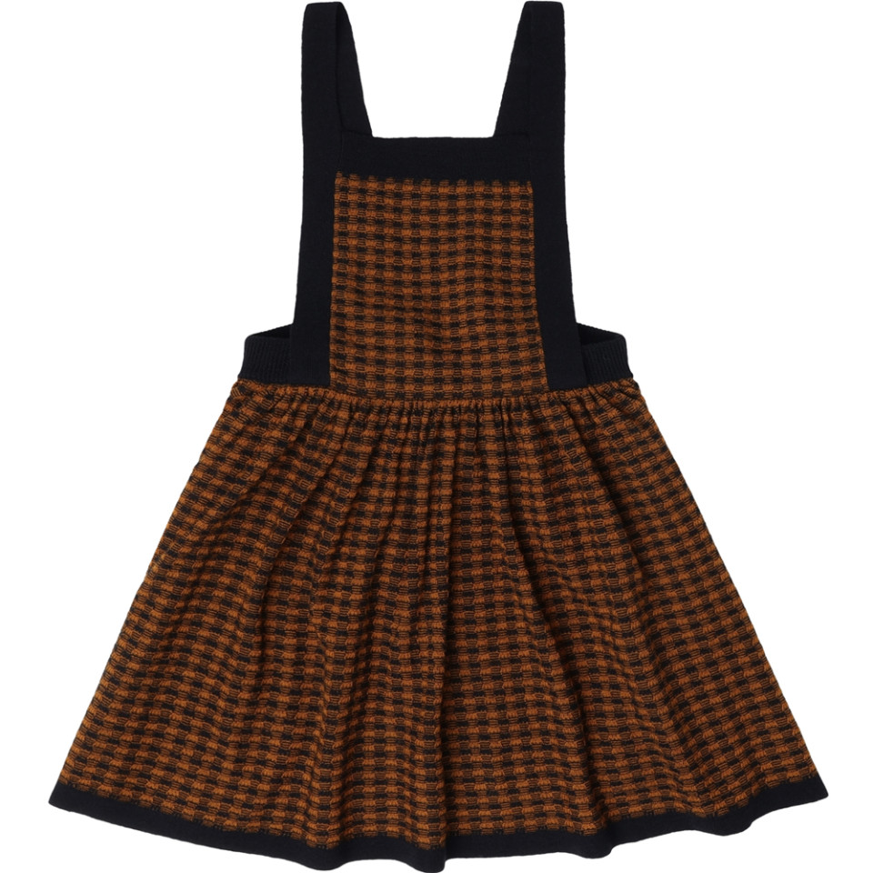 Merinould checked bluse