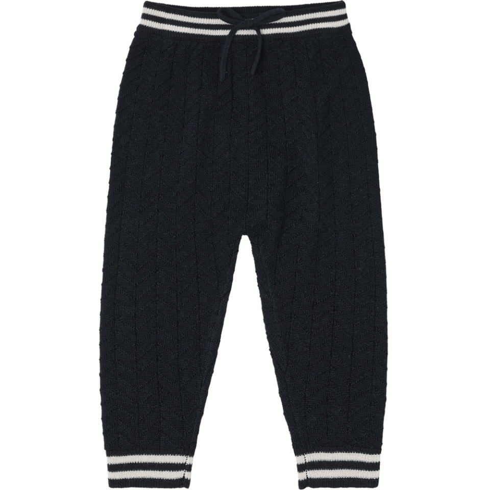 Merinould zigzag bukser