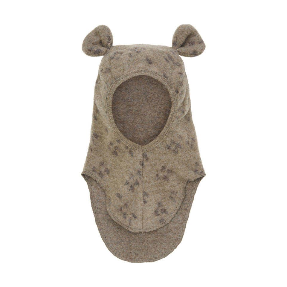 Uldfleece elefanthue - dobbeltlag