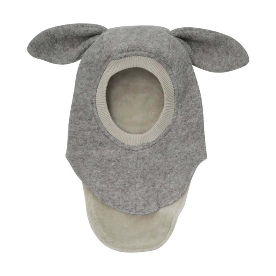 Uldfleece elefanthue - dobbeltlag