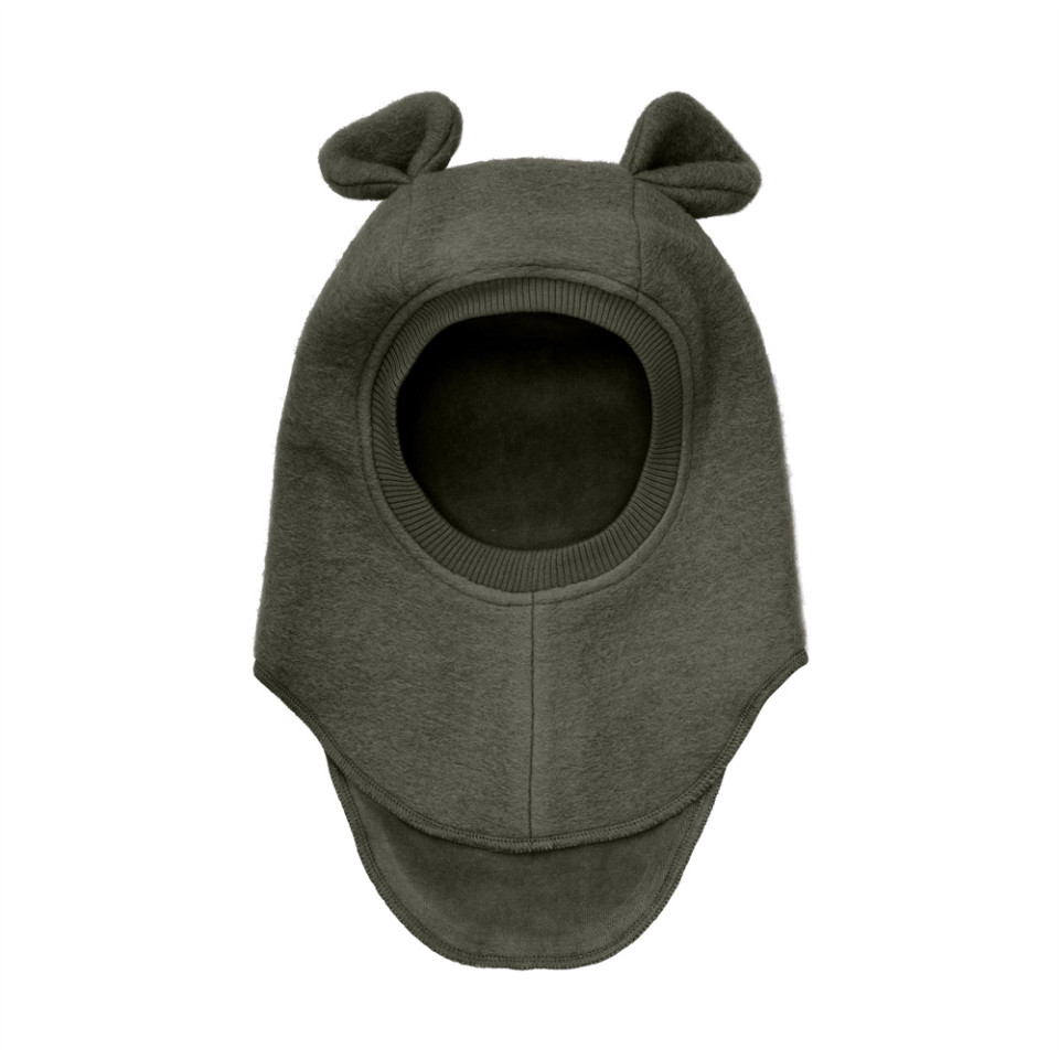 Uldfleece elefanthue - dobbeltlag