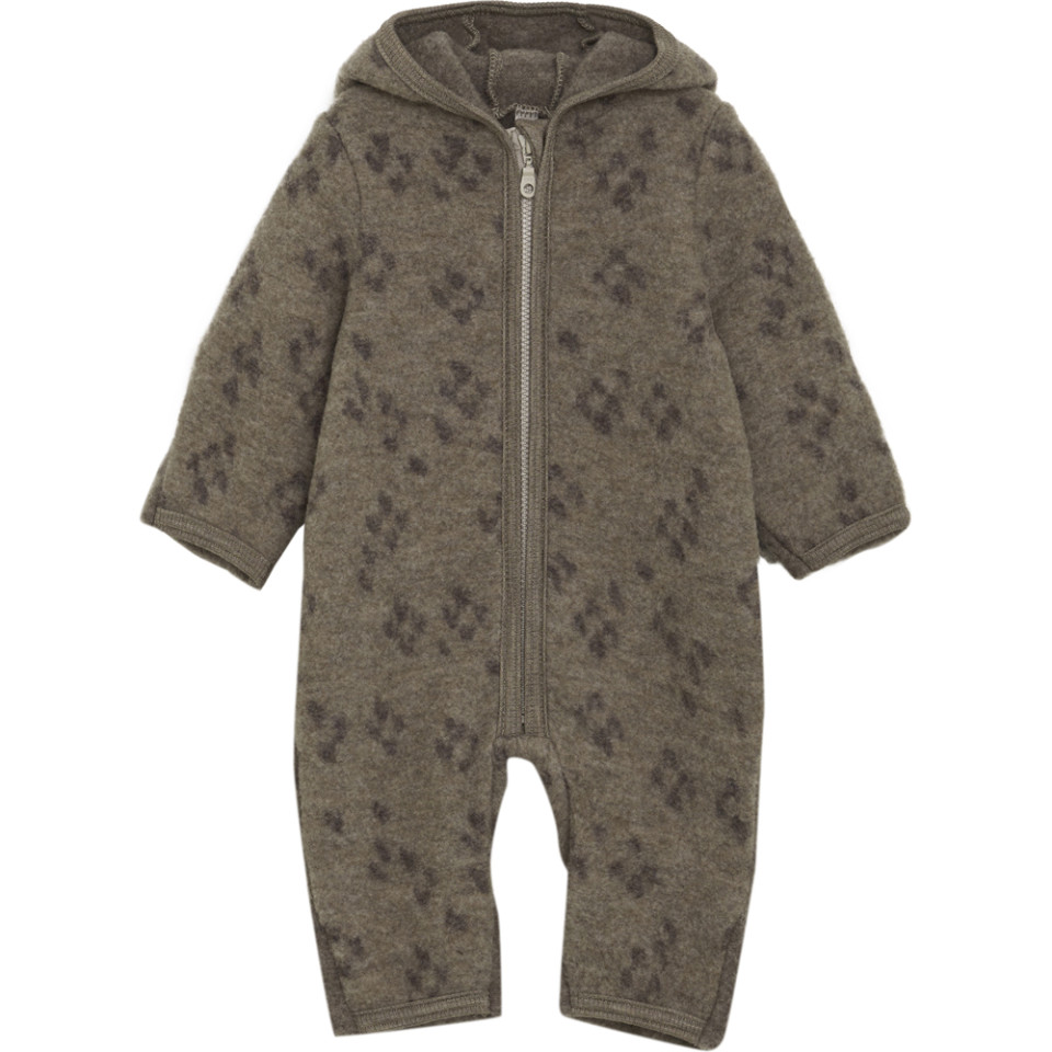 Uldfleece heldragt m. øre