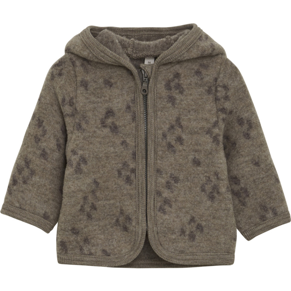 Uldfleece jakke m. øre