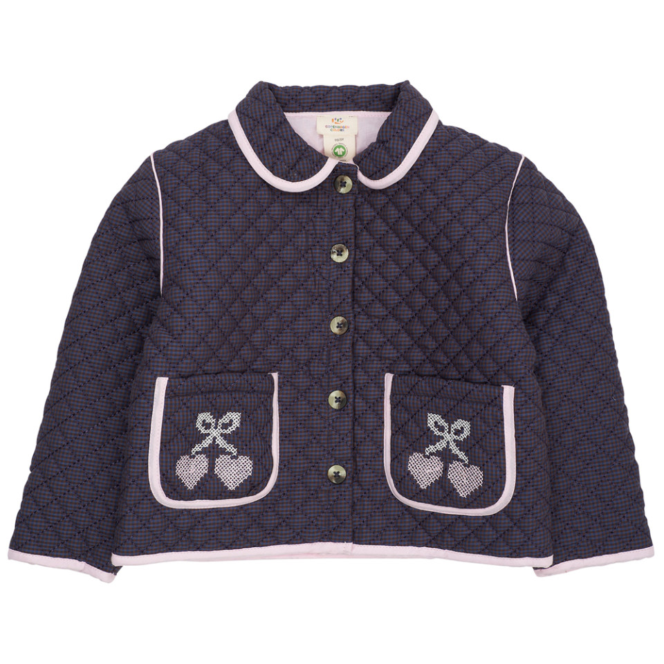 Organic quilted jakke