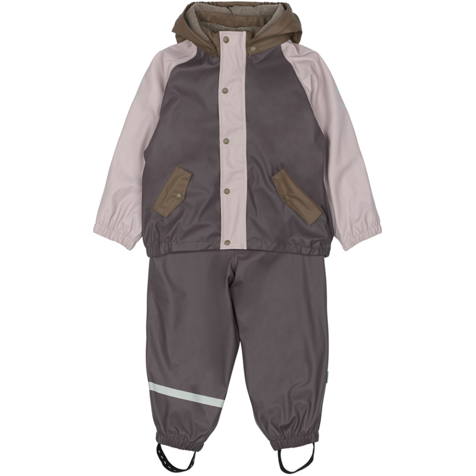 Regntøj med fleecefoer