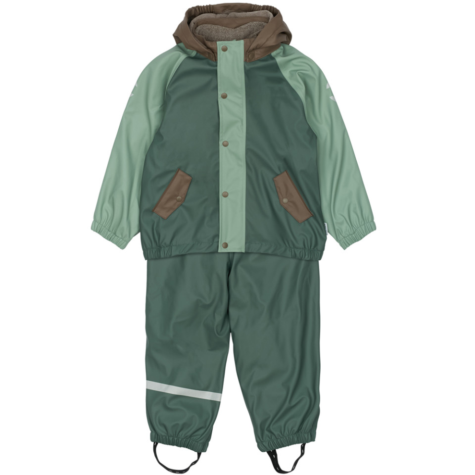 Regntøj med fleecefoer