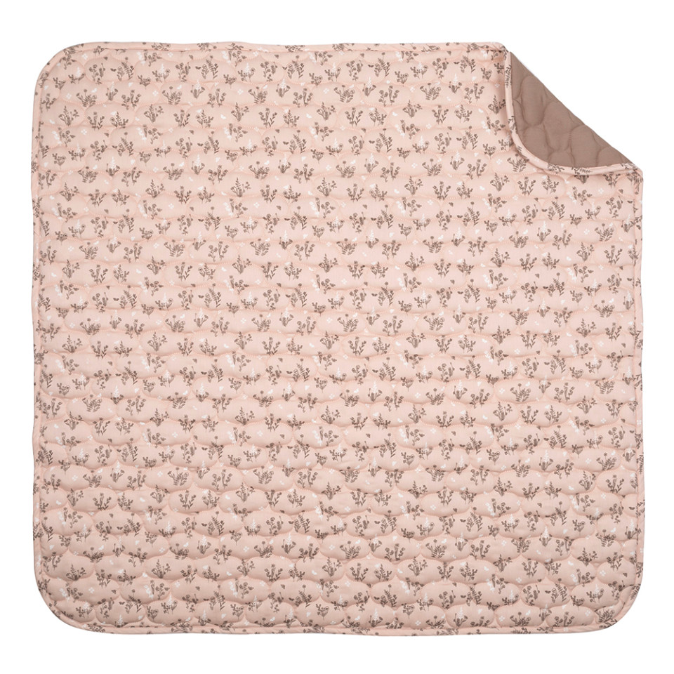 Flora quiltet tæppe