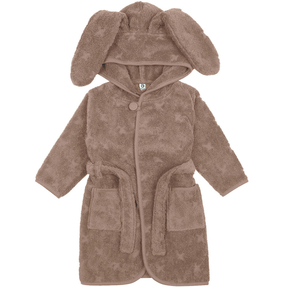 Organic badekåbe m. hætte