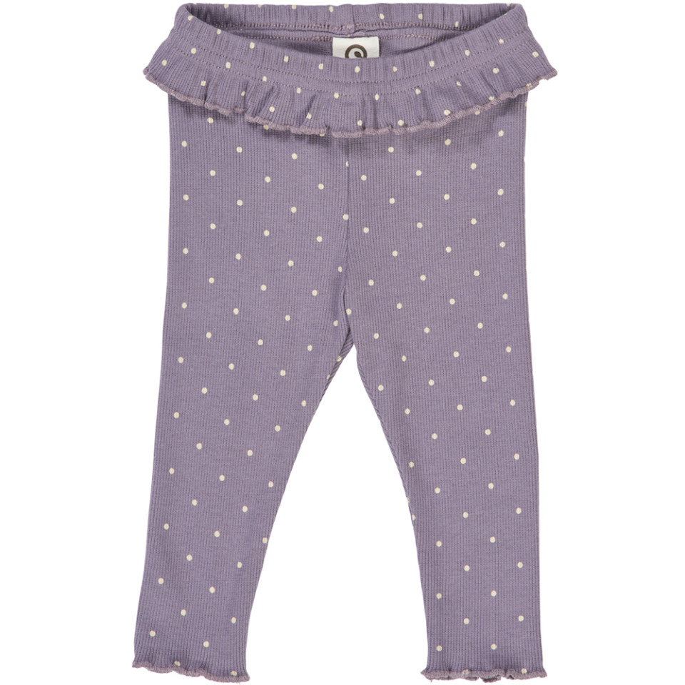Organic Dot rib leggings