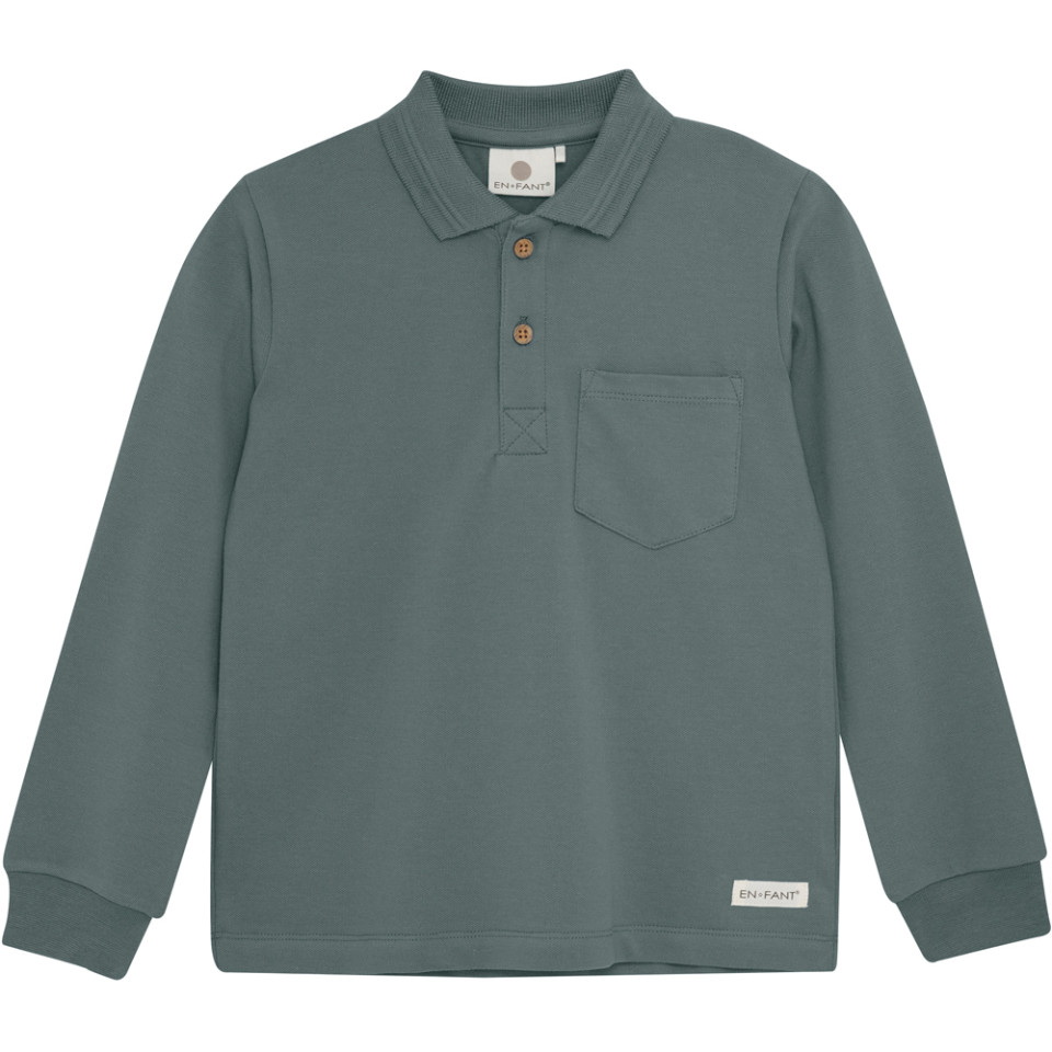 Organic polo bluse
