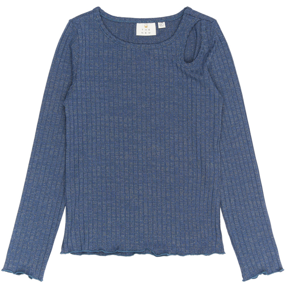 TNRina glitter rib bluse