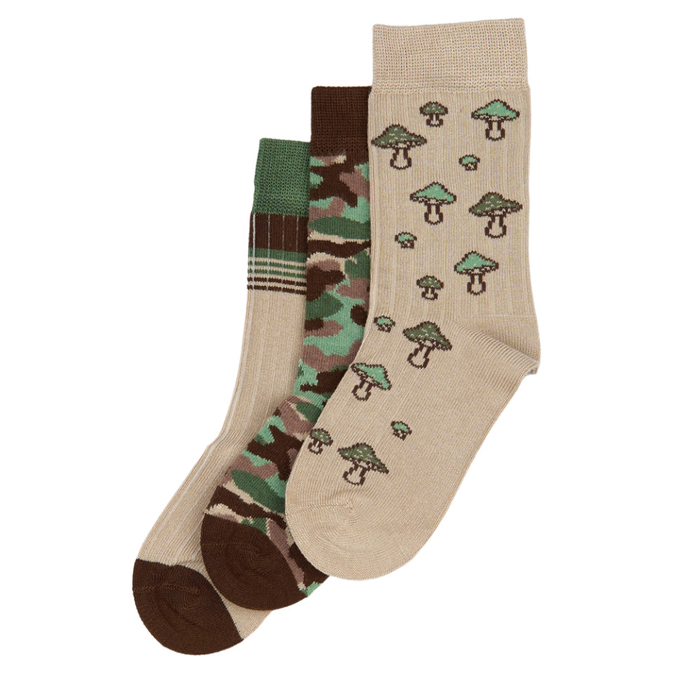 3-pak bambus strømper