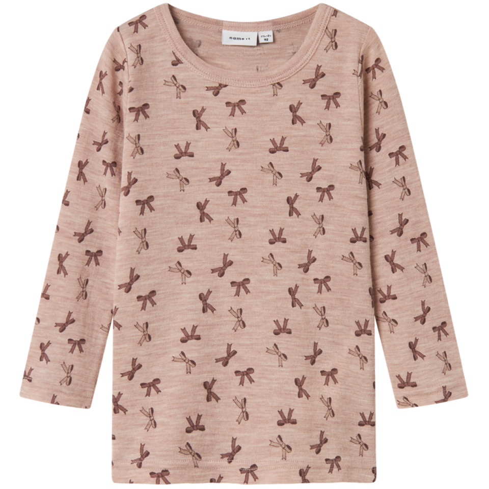 Nmfwang merinould rib bluse