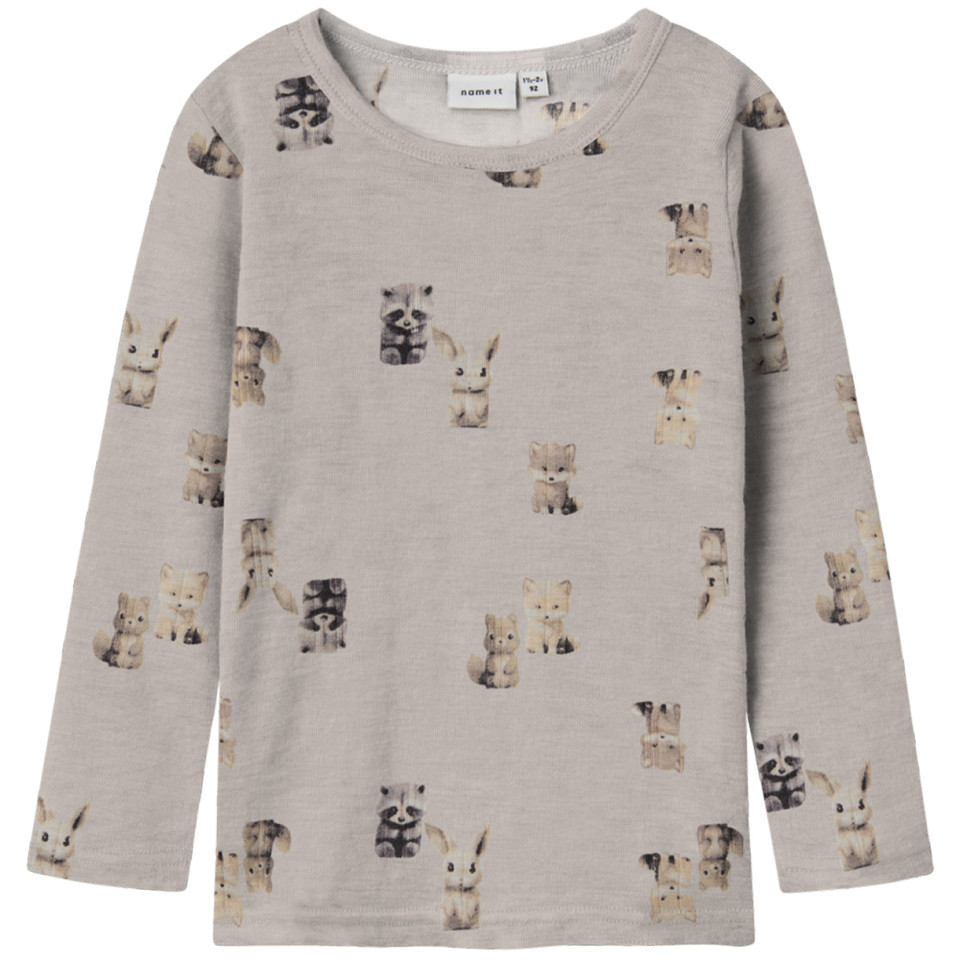 Nmmwang merinould rib bluse