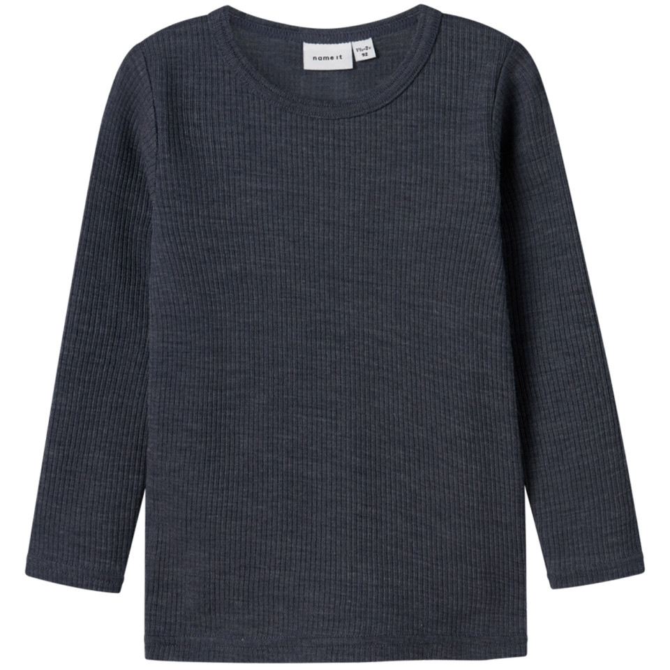 Nmnwax merinould rib bluse