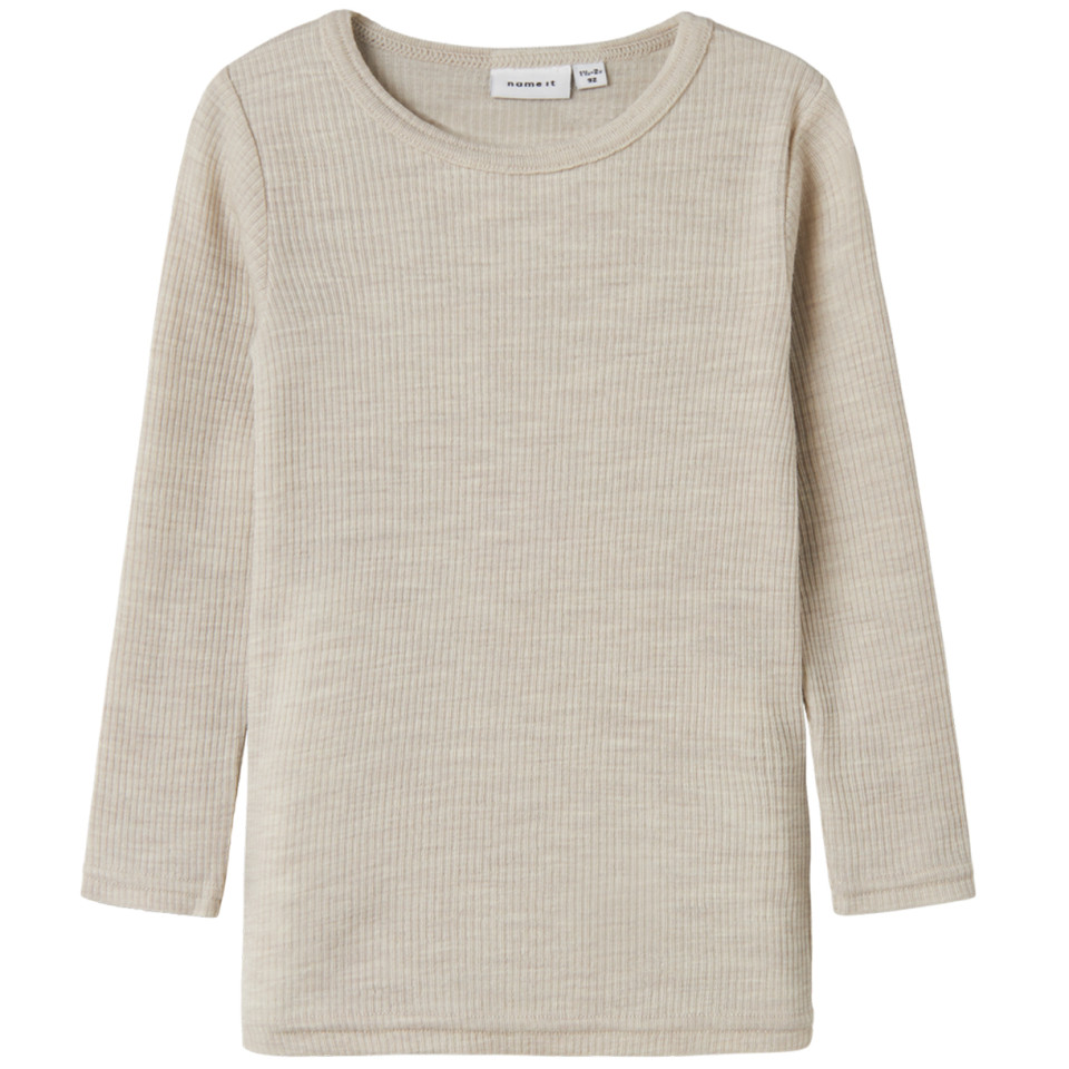 Nmnwax merinould rib bluse