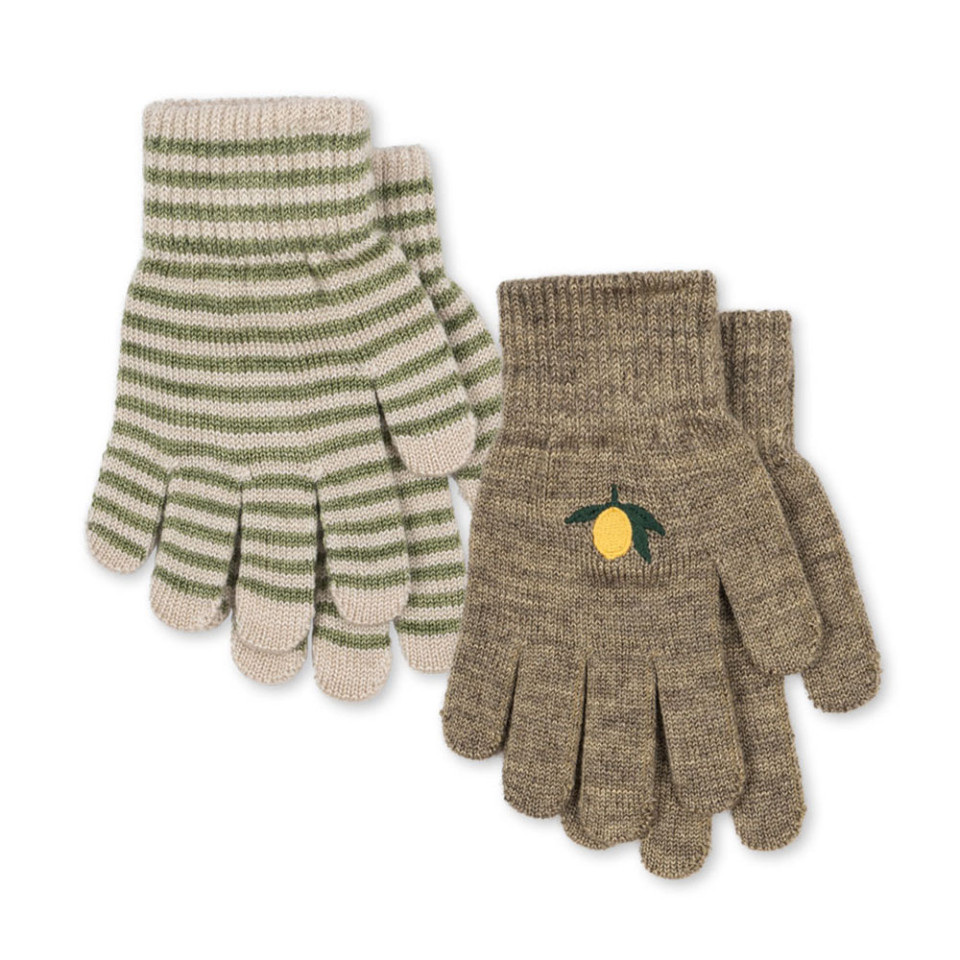 Filla 2-pak uld fingervanter