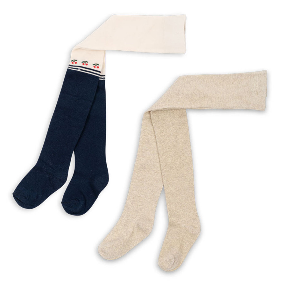 2-pak Cherry strømpebukser