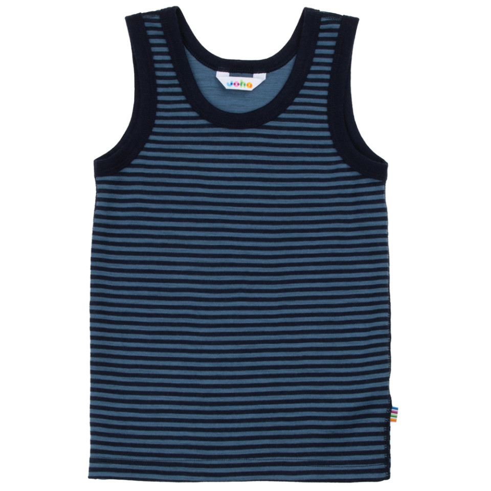 Blå merinould undertrøje