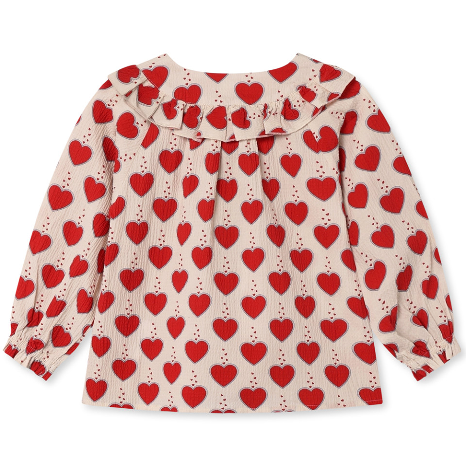 Winter heart bluse
