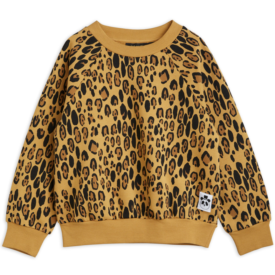 Organic leopard sweatshirt