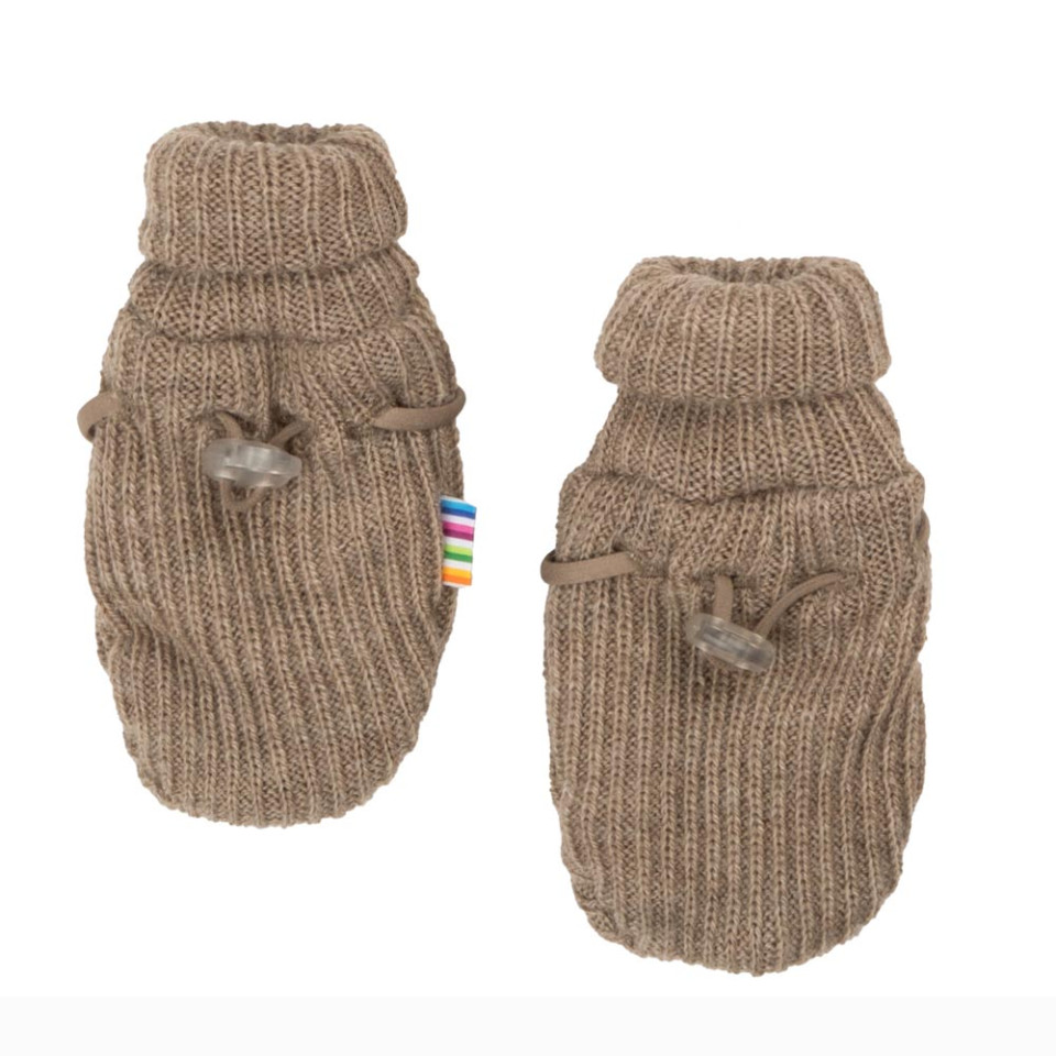 Beige merinould vanter